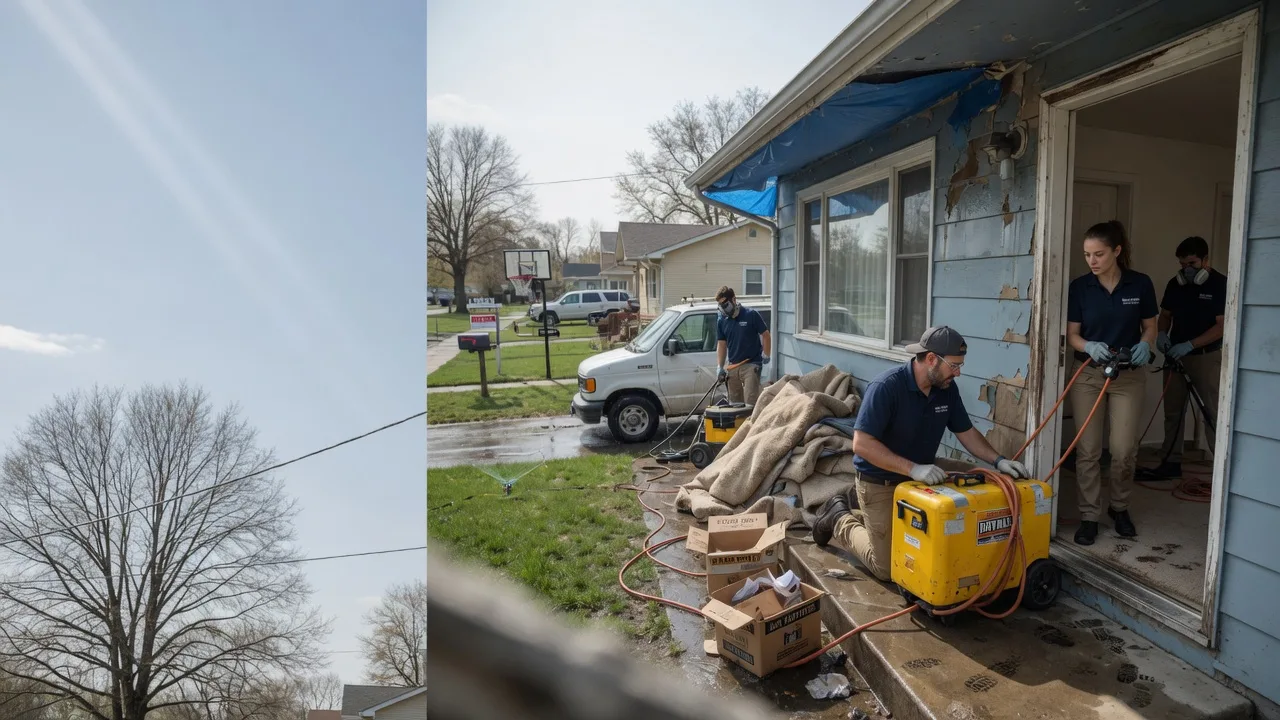 Basement Flood Cleanup in Estelline, TX near me